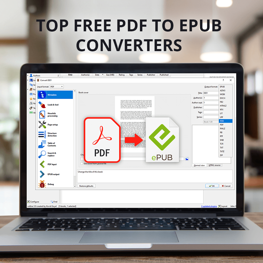 turn epub to pdf mac